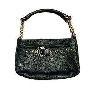 cuoieria fiorentina Black Genuine Leather Shoulder Bag Italy $500